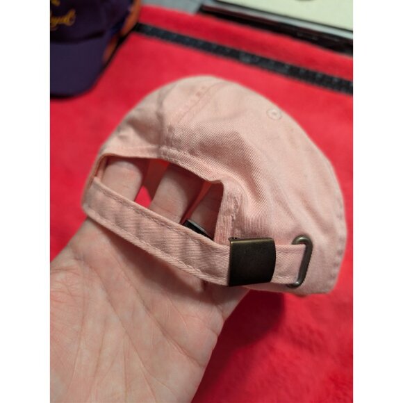 Port Authority Women's Pink Mazda Hat Cap Hat Adjustable 100% Cotton - Picture 3 of 7